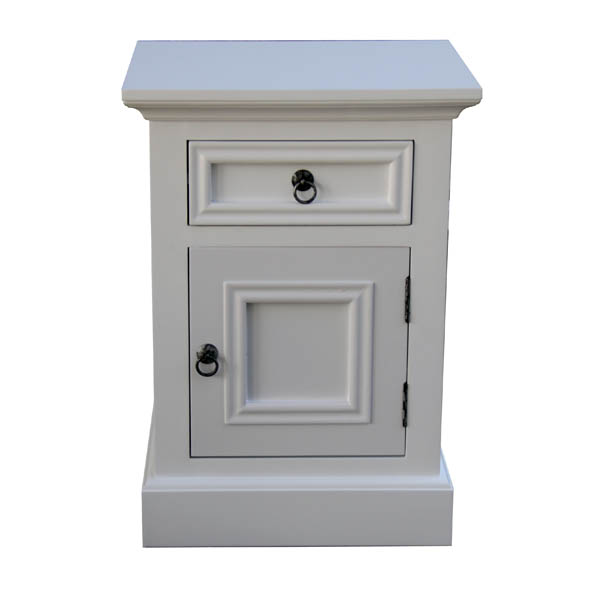 white bedside